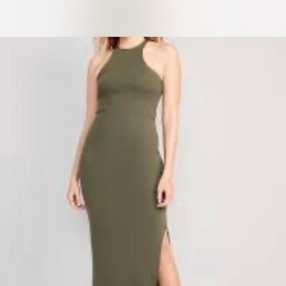 Old Navy Olive Maxi Dress